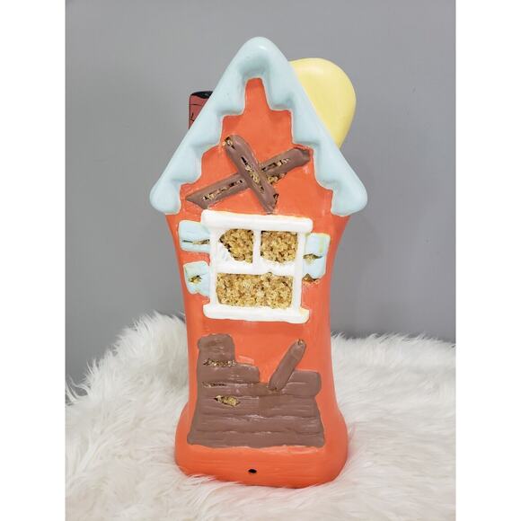 Vintage‎ YOZIE MOLD CERAMIC HALLOWEEN HAUNTED HOUSE blow mold copy cat bat witch - Picture 9 of 12